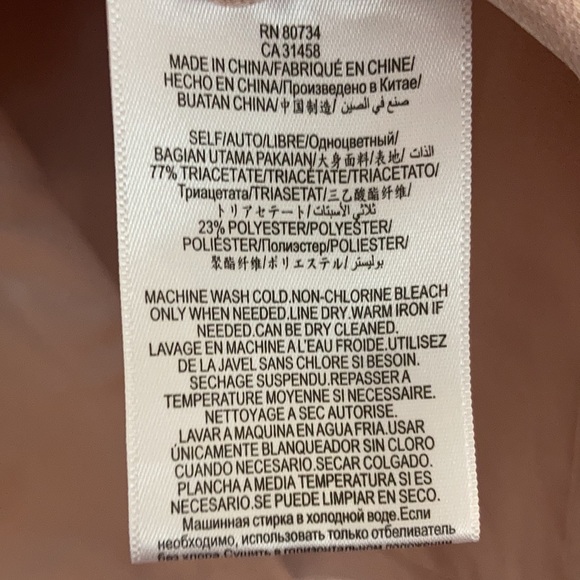 BCBG MAXAZARIA “Marrisol” Blush Off-Shoulder Top - Picture 7 of 8